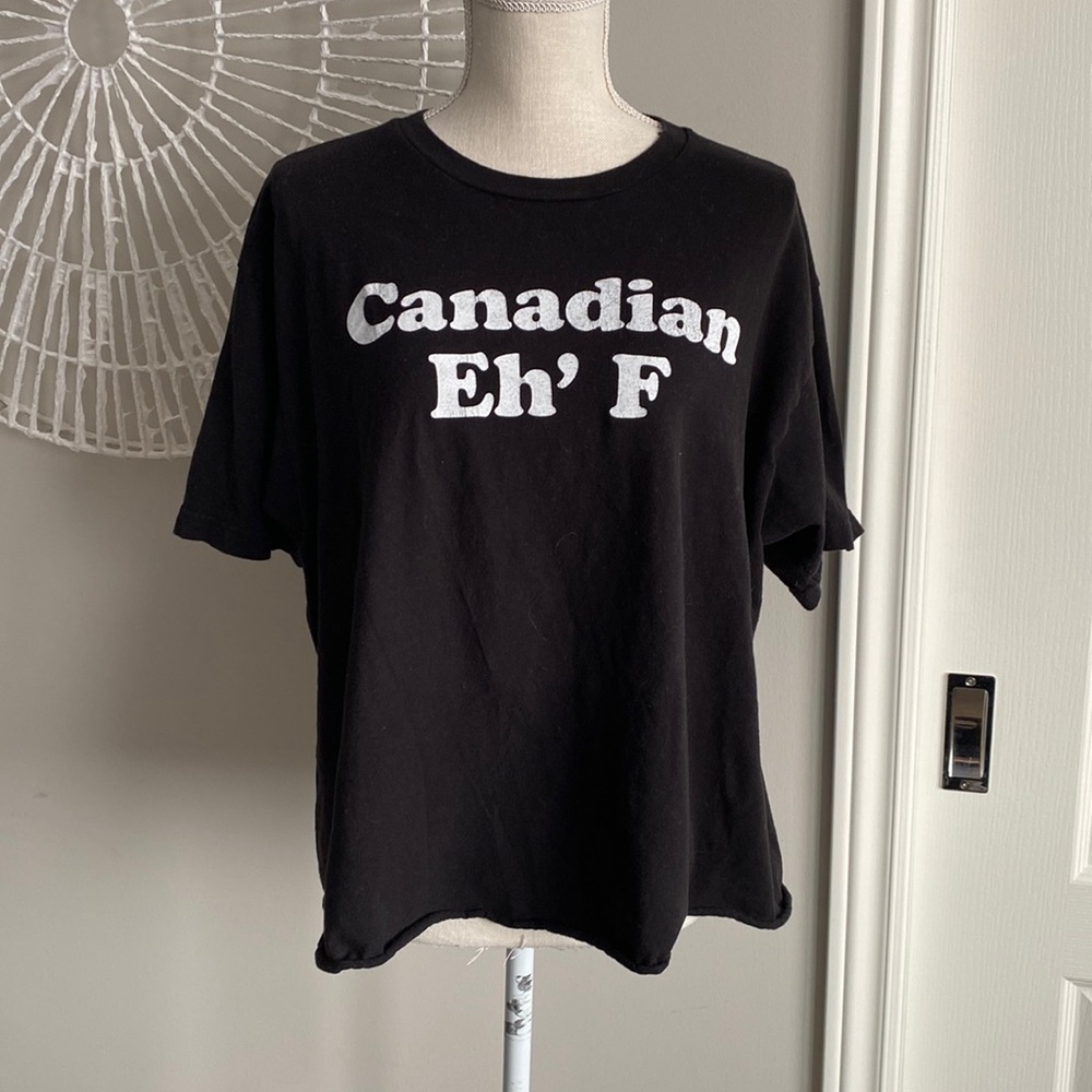 Black Matter - Canadian Eh' F T-Shirt​​​​​​​​​​​​​​